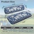 thumbnail image 3 of FUIALDOLG Blue Boho Elephant Seat Covers for Golf Cart, Washable Golf Cart Seat Covers for Club Car Precedent Ordinary Seats Breathable Comfortable/Anti-Scratch/Anti-Fading/Easy to Install, 3 of 8