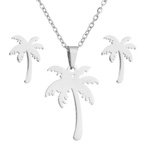 Fiudx Collar Elegante, Conjunto de Colgante de Aleación de Moda, Pendientes Exquisitos a Juego, Elegante Collar de Clavícula, Ideal para Fiestas, Citas y Banquetes, Regalo de Joyería para Mujer, Incl