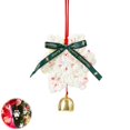 thumbnail image 5 of Opvise Christmas Crochet Pendant Snowflake Hanging Decoration Xmas Tree Ornament with Jingle Bell for Festive Home Living Room Decor, 5 of 8