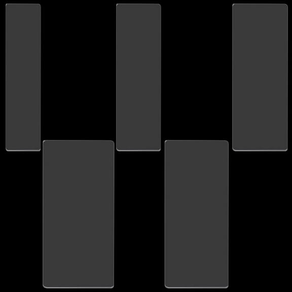 5 Sizes Clear Acrylic Sheets 2.5/3mm Thick Transparent Perspex Sheets Rectangle Plastic Boards Panels