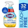 thumbnail image 3 of (9 pack) Clorox Disinfecting Bleach-Free All Purpose Cleaner, Crisp Lemon, 32 fl oz, 3 of 13