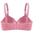 thumbnail image 4 of kamemir Women'S Underwear and Bras Women's One Smooth Posture Boost Back Underwire Bra Pink,46, 4 of 7