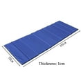 thumbnail image 4 of LOVIVER Camping Sleeping Pad Foldable Beach Mat for Backyard Backpacking Beach Party Blue 1cm Thickness, 4 of 8