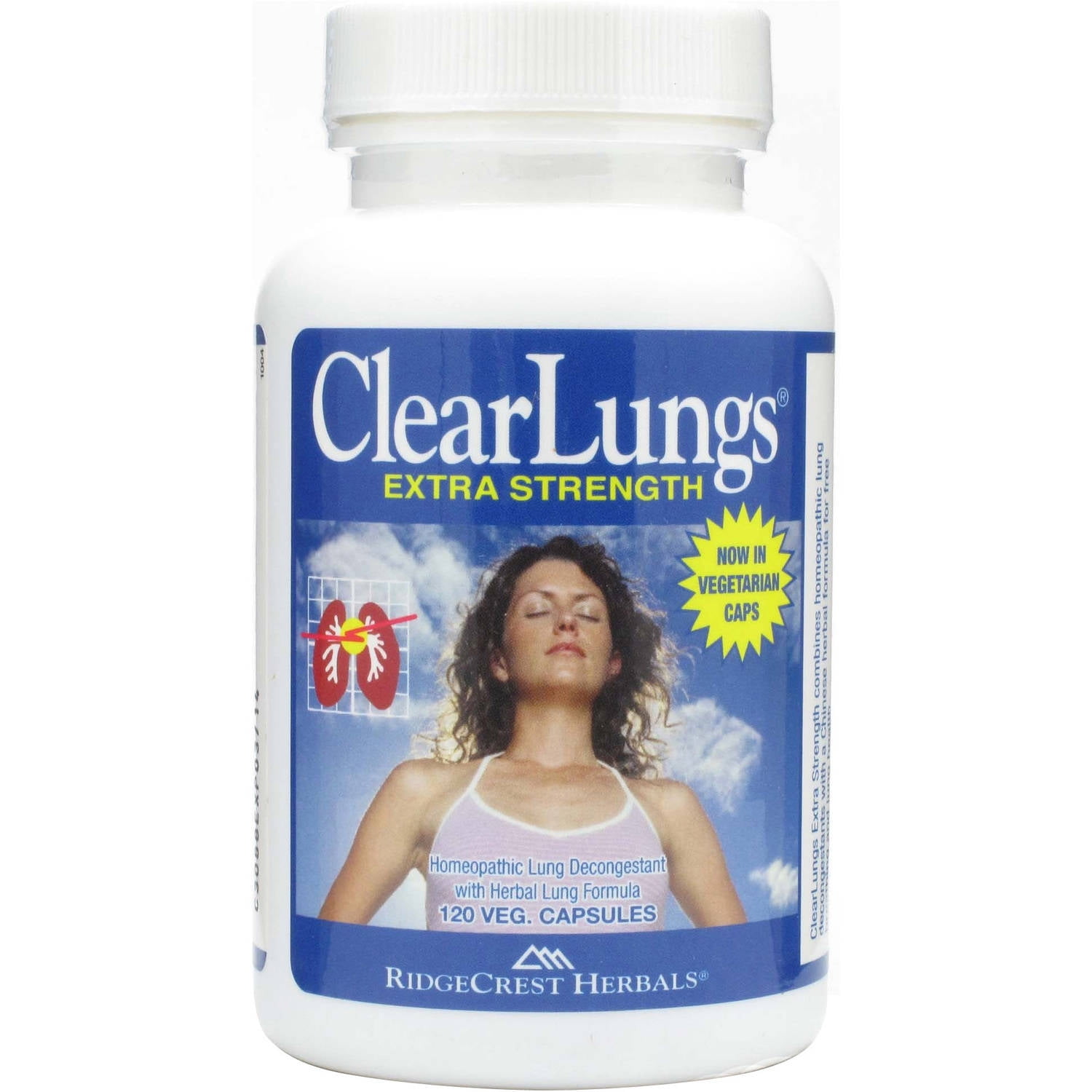 Ridgecrest Herbals Clear Lungs Extra Strength, 120 CT
