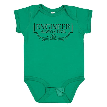 

Inktastic Always Civil Civil Engineer Boys or Girls Baby Bodysuit