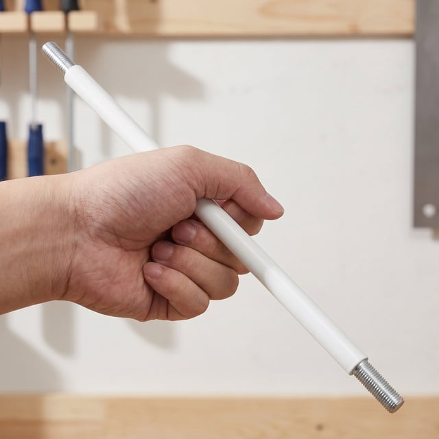 UPGRATOR 8Ud Varillas Extensión De Iluminación M10 Roscadas Para Lámparas Colgantes Metálicas