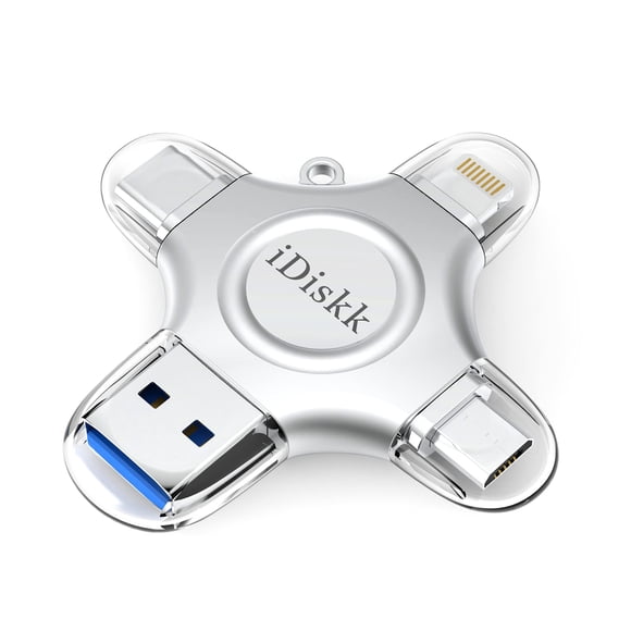 Unidad flash iDiskk 256GB USB C para iPhone iPad Android