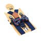 thumbnail image 1 of Conjunto de tirantes con pajarita para niños, tirantes elásticos, prácticos tirantes de esmoquin para niños Marina de guerra, 1 of 9