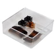 thumbnail image 3 of Simplify Large Square Drawer Organizer, Clear, 3 of 9