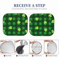 thumbnail image 6 of Windshield Sun Shade, Happy St. Patrick's Day5 Foldable Car Sun Shade Windshield for Front, 2 Pieces, 6 of 7