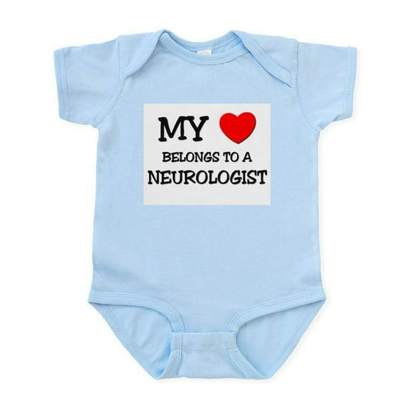 CafePress - My Heart Belongs To A NEUROLOGIST Infant Bodysuit - Baby Light Bodysuit, Size Newborn - 24 Months