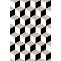 Premium 3D Hand Carved Modern 5x7 5x8 Rug Contemporary 1099 Grey Gray