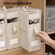 thumbnail image 4 of Bed Sheet Storage Box Clothing Sheet Organizer Wardrobe Gray, 4 of 5