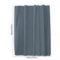 thumbnail image 3 of Sahpxhe Bathroom Shower Curtain Liner with Hooks, Mildews-proof Waterproof Partition Curtains for Bathroom Toilet 70.87x70.87Inch Blue, 3 of 6