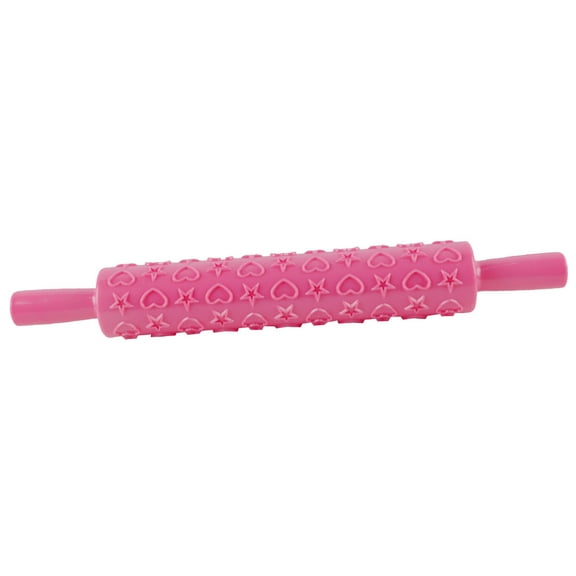 Lilixerw Fondant Embossed Rolling Pin Non-stick DIY Cake Baking Roller Baking Tools