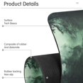 thumbnail image 4 of Yayeee Faucet Mat for Kitchen Sink 14.7" Diatomite Long Splash Guard Pad, Green Forest, 4 of 7