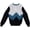 White / Blue, variant on Heritage Men's White / Blue V Neck Sweater Pullover - L
