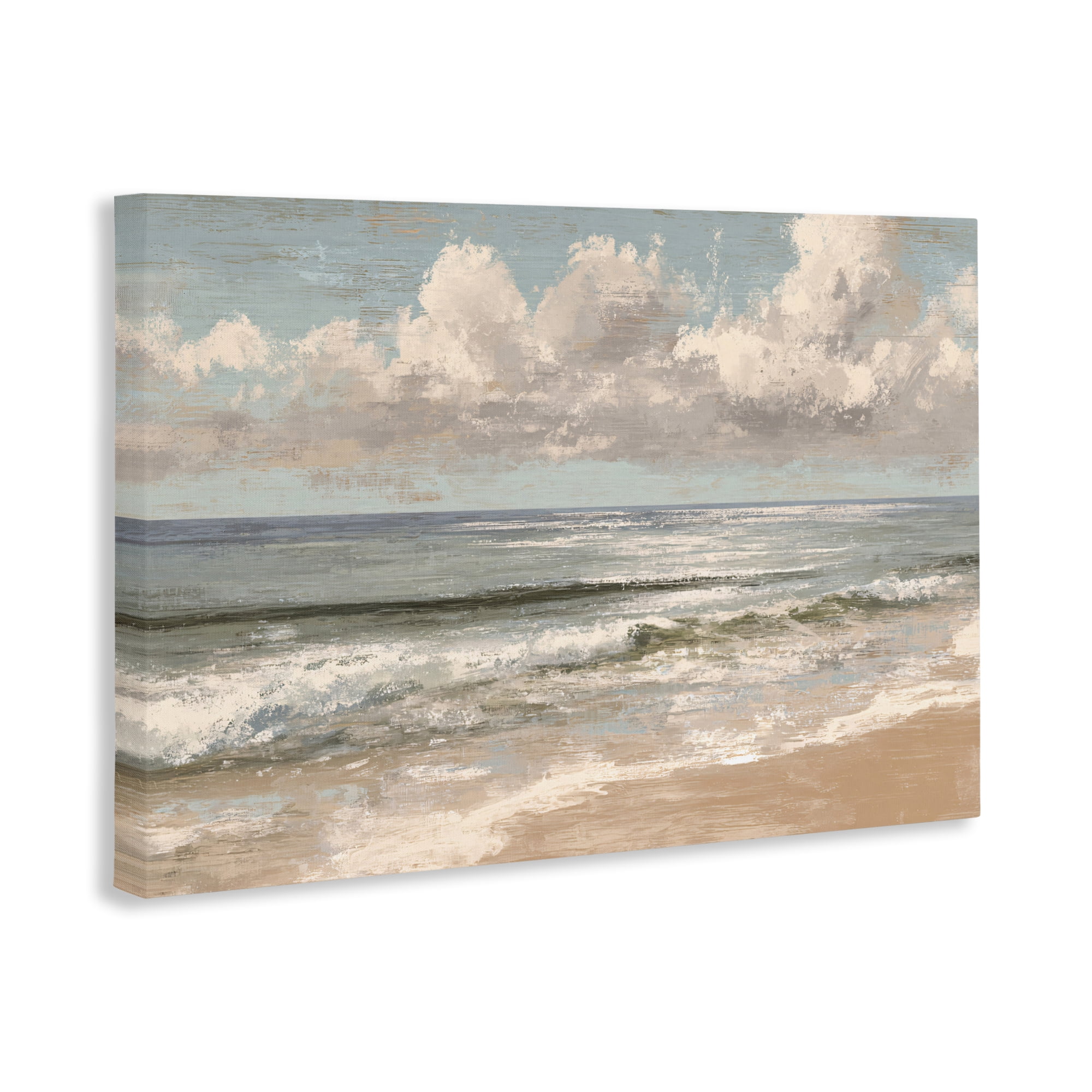 Stupell Industries Distressed Beach Horizon Canvas Wall Art, design by Jacky Ngan