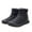 #01Black, variant on Womens Zippered Snow Boots,Men Shoes Solid Color Winter Keep Warm Woolen Casual Zipper Short Boots