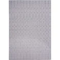 thumbnail image 1 of Geometric Rug - 5 ft. 3 in. x 7 ft. 6 in., Dove, Indoor/Outdoor Flat Woven Area Rug with Diamond Pattern, Stain Resistant, Waterproof Rug | Stylish Area Rugs, 1 of 8