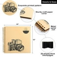 thumbnail image 4 of DIY Scrapbook Photo Album for Wedding Anniversary Family Memory Gift Scrapbook Album Brown 10 inches, 4 of 7