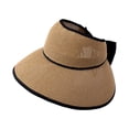 thumbnail image 4 of SUYIDA Korean Style Women's Sun Hat Wide Brim UPF Travel Beach Sunshade Visor for Outdoor Activities, 4 of 5