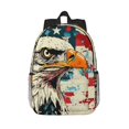thumbnail image 1 of Disketp Retro American Eagle Mochila Escolar de 15 Pulgadas, Mochila Ligera para Estudiantes, Viajes y Trabajo, Cómoda y Resistente para el Uso Diario, 1 of 6