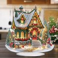 thumbnail image 4 of Kezqiaxn Christmas Decorations, Diy Tabletop Diamond Art Painting Kit, Home Stand Up Crystal Rhinestone Acrylic Table Top Ornament Decoration for Kitchen Mantle Shelf Office Home Decor, 4 of 7
