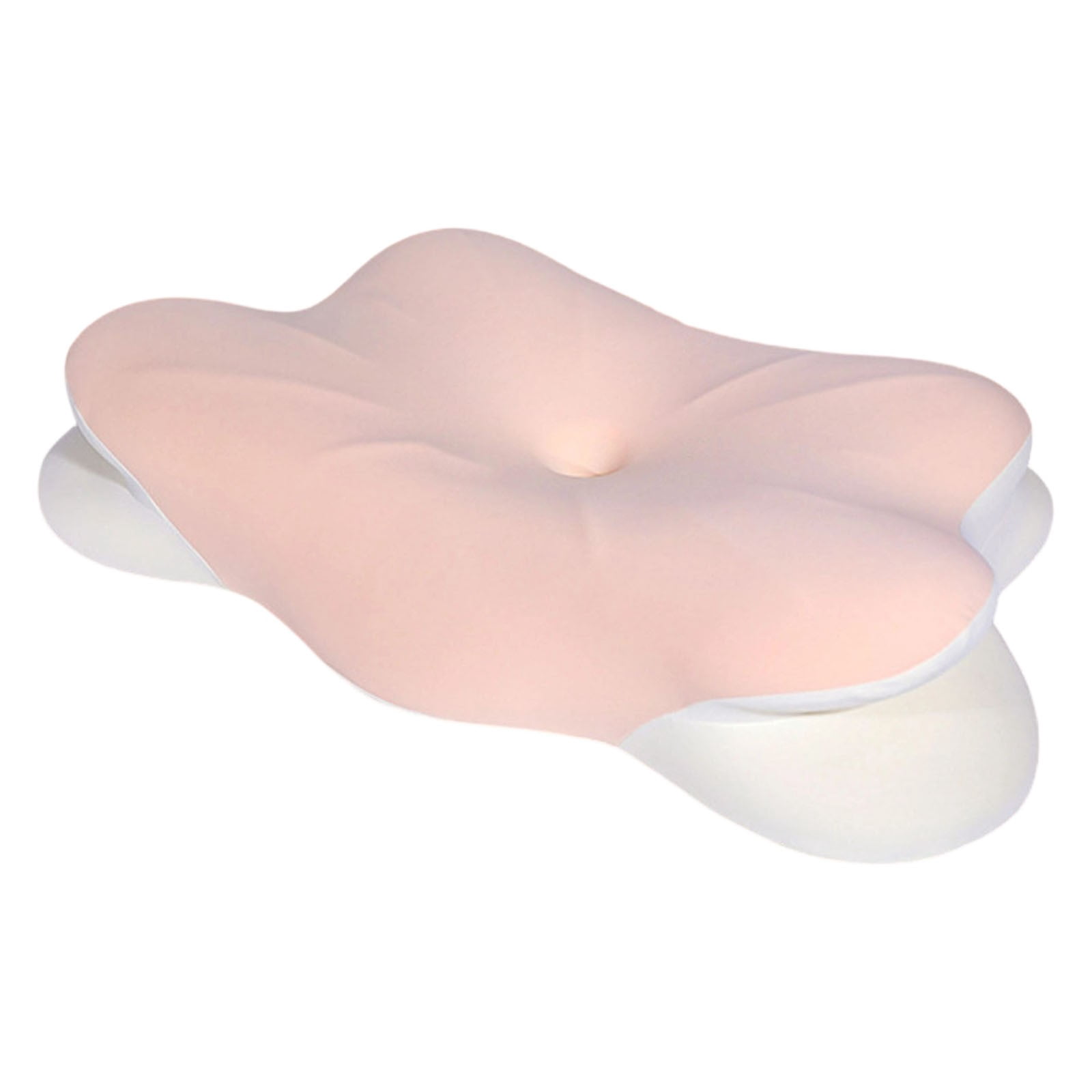 Flower Shaped Ergonomic Cloud Cervical Pillow, Neck Pain Relief Bed Pillow for Side Back Stomach Sleepers, Breathable Anti-Pilling Soft Sleeping Pillow
