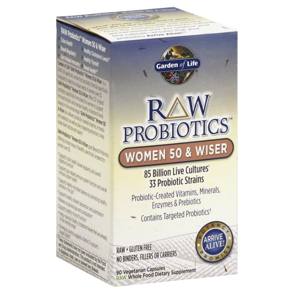 Garden Of Life Raw Probiotics Women 50 Wiser 90 Vegetarian