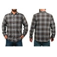 thumbnail image 3 of Airmenty Men's Plaid Jacket Flannel Shirt Long Sleeve Casual Button Down Coat Lightweight Jacket with Chest Pocket, 3 of 7