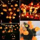 thumbnail image 5 of Guirnalda de luces decorativas de calabaza de Halloween, 3 m, 20 LED, impermeable, para exteriores, 5 of 5