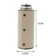 thumbnail image 1 of Funda de cuero para botella de gas para acampar al aire libre, bolsa para tanque de propano (beige) Likrtyny Para estrenar, 1 of 6
