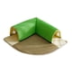 thumbnail image 1 of Cama para gatos Túnel de juegos Juguete para gatos Túnel de juegos para mascotas Cueva para gatos Hurón Gatito Interior verde, 1 of 9
