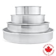 thumbnail image 1 of Crown Ensemble de Moules à Gâteau 6, 8, 10, 12" par 2", Résistant, Chauffage Uniforme, Aluminium Pur, 1 of 6