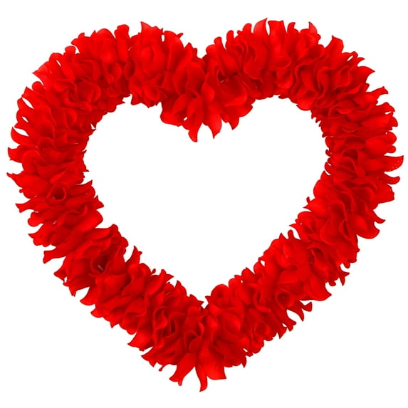 CreativeArrowy Dried Flowers Outdoor Interior Decoration Heart-shaped Wreaths Decorative Accessories Festival Supplies Wire Garland