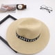 thumbnail image 5 of Sombrero plegable Sunnimix unisex de paja verano negro, 5 of 5
