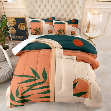 

Along The Way Landscape Oil Painting Feather Silk Cotton Three-piece 3d Digital Printing