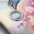 thumbnail image 3 of Juego de 4 cortinas de ducha con diseño de colibrí, flores y acuarela, con tapa de inodoro y alfombrilla de baño, cortina de ducha impermeable con 12 ganchos, 72 x 72 pulgadas, 3 of 4