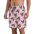 thumbnail image 2 of Fotbe French Bulldog Trajes de Baño Estampados para Hombre, Shorts de Verano de Secado Rápido, Ropa de Playa, Bañadores-X-Large, 2 of 6