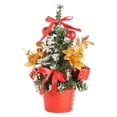 thumbnail image 4 of 2x Adornos de decoración de Navidad, Bowknot de escritorio Adorno de árbol de Navidad de Navidad Decoración hogar, Navidad Gloria Adorno de Navidad para el hogar, 4 of 9