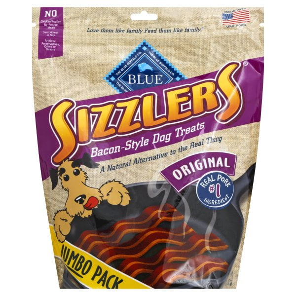 Blue Buffalo Sizzlers Original BaconStyle Dog Treats, 32 oz Walmart