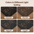 thumbnail image 7 of Design&I 8'x10' Washable Area Rug Dark Botanical Enchanted Scene Mystical Nature with Celestial Accents for King Size Bedroom, Under Bed, Sleek Flatweave Pet Friendly, 7 of 7
