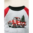 thumbnail image 5 of Boys' Cozy Christmas Tree & Truck Print Sweatshirt and Joggers Set - Casual Long Sleeve Outfit for Fall/Winter, 5 of 9