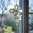 thumbnail image 7 of Lily of the Valley Cross Pendant Hanging Ornament – Floral Christian Wall Decor for Home, Window or Bedroom – Religious Gift for Friend, Easter, Baptism, Housewarming, 7 of 7