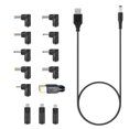 thumbnail image 1 of Cable de AlimentacióN USB una CC Cable de Carga Universal USB una CC Cable de AlimentacióN con 13 Adaptadores de Conectores de Enchufe Intercambiables, 1 of 5