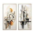 thumbnail image 2 of Designart "Minimalistic Connection Grey Bridge II" Bridges Framed Wall Art Set Of 2 - Grey Architecture Framed Wall Art Set Of 2, 2 of 6