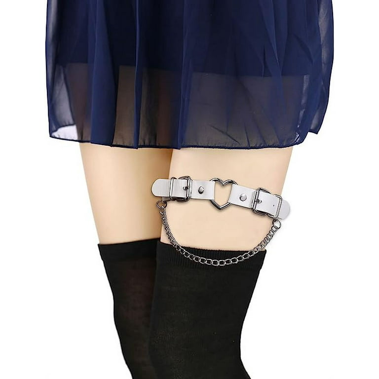 gleitgel bei rossmann Garters Stocking Suspender Belts Punk Hip-hop Heart Shape Garter Leg Loop  Foot Ring Strap Stock Girls Harajuku Garters Belt main image 0