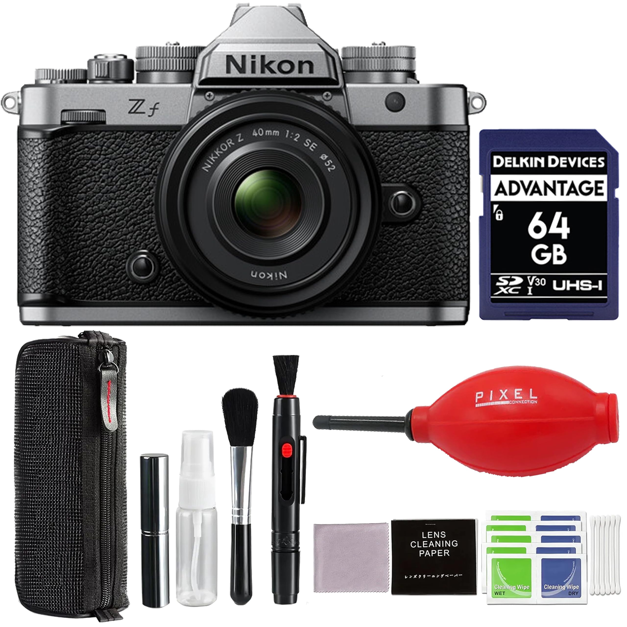 Nikon Zf Professional Mirrorless Camera Bundle with FTZ II Adapter