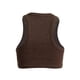 thumbnail image 4 of VISgogo Mujeres Verano Casual Tank Tops, Color Sólido Cuello Redondo Slim-Fit Sin Mangas Crop Tops VISgogo  moda, 4 of 5